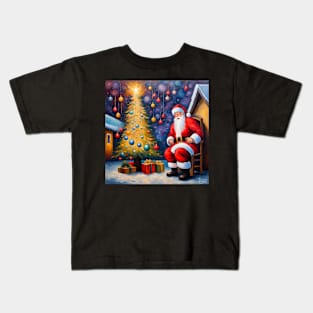 Christmas art (1) Kids T-Shirt